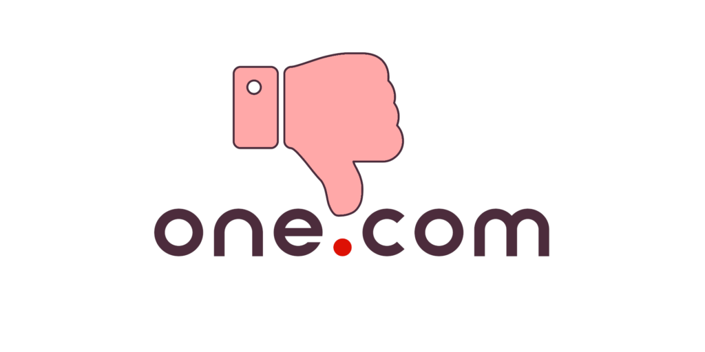 One.com – there are better options